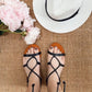 Lace Up Ankle Strap Sandals