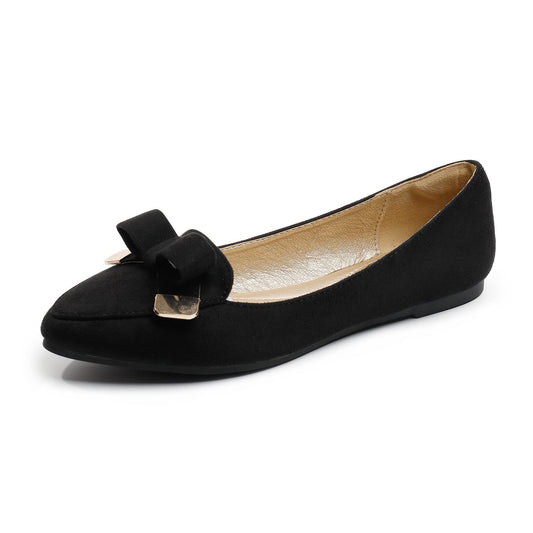 Pointed Toe Bow Ballet Flat