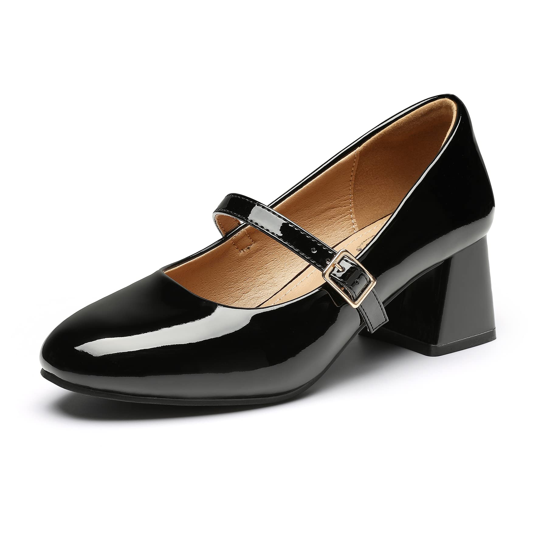 dress shoes ankle strap Chunky Heel Black Ankle Strap Sandals