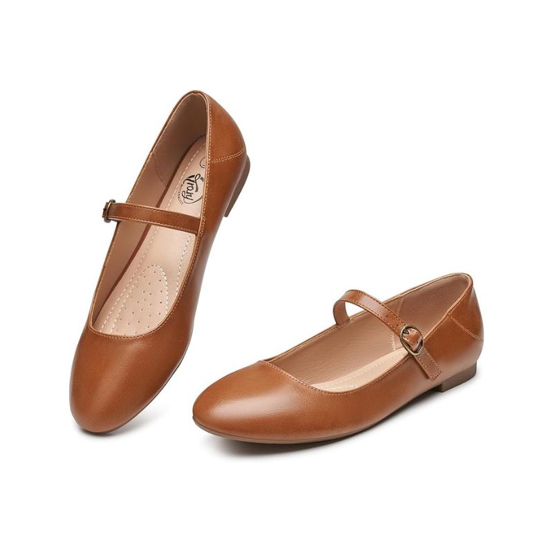 Women's Mary Jane Ballet Flats Trary Women's Mary Jane Ballet Flats Trary