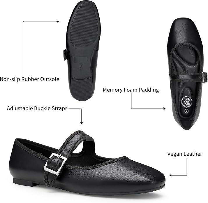 Women's Pu Mary Jane Shoes