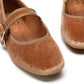 Women's Velvet Mary Jane Shoes