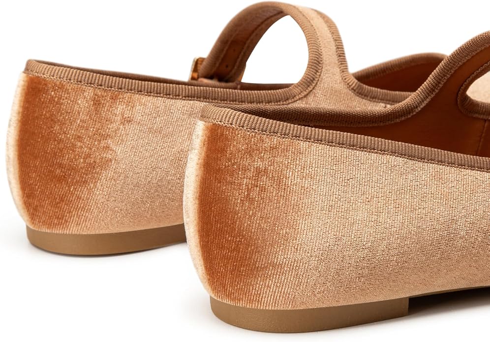 Women's Velvet Mary Jane Shoes