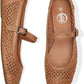 Woven Mary Jane Flat Shoes
