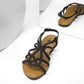 Braided Strap Open Toe Sandals