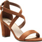 Ankle Cross Strap Heel Sandals